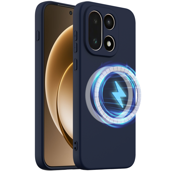 „Shell“ MagSafe kieto silikono (TPU) dėklas - tamsiai mėlynas (OnePlus 15)