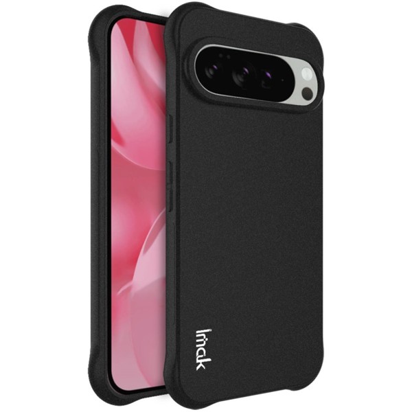 "Imak" reinforced protection hard Airbag silicone matte (TPU) case - black (Pixel 10 / 10 Pro)