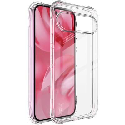 "Imak" reinforced protection hard silicone (TPU) airbag case - transparent (Pixel 10 / 10 Pro)