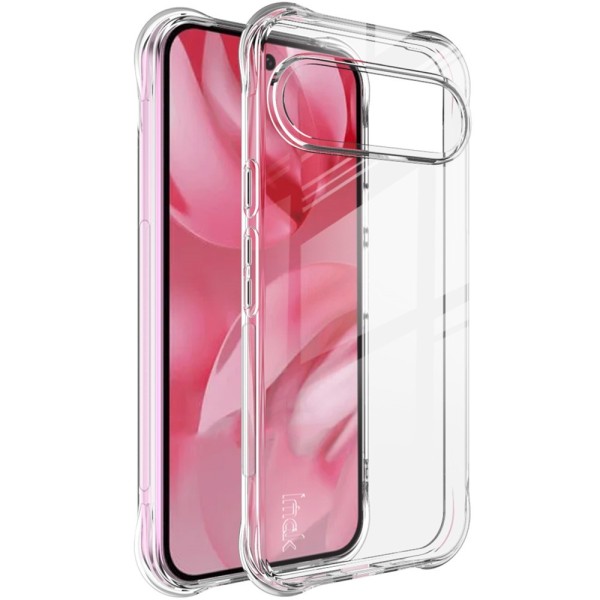 "Imak" reinforced protection hard silicone (TPU) airbag case - transparent (Pixel 10 / 10 Pro)