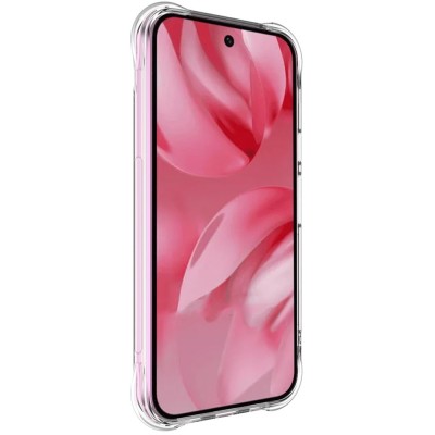 "Imak" reinforced protection hard silicone (TPU) airbag case - transparent (Pixel 10 / 10 Pro)