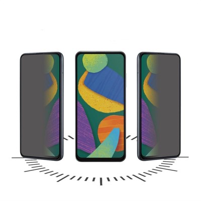 „Premium“ Tempered Glass melns ekrāna aizsargstikls 0.26 mm - privāta (Xiaomi 14T / 14T Pro)