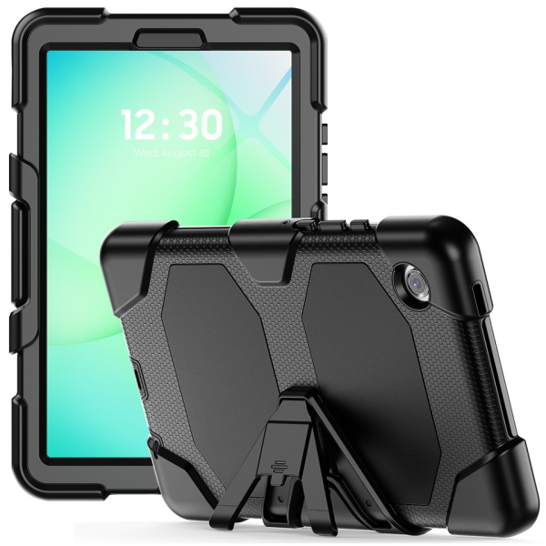 Sustiprintos apsaugos dėklas - juodas (Galaxy Tab A11 / A9)