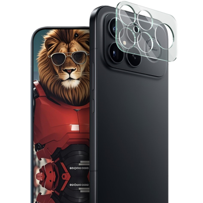 copy of "IMAK" rear camera protective glass 0.3 mm - black (Redmi K90 Pro Max 5G / Poco F8 Ultra)