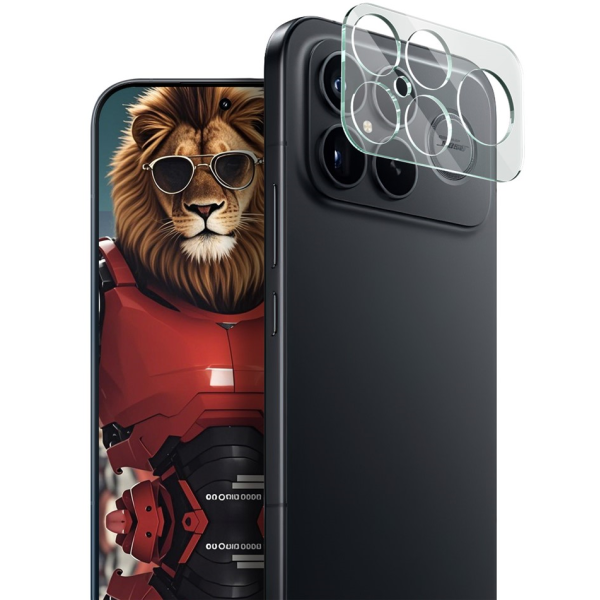 copy of "IMAK" rear camera protective glass 0.3 mm - black (Redmi K90 Pro Max 5G / Poco F8 Ultra)