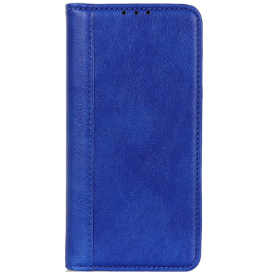 „Binfen“ Solid Flip Book Case - Blue (Galaxy S25 Ultra)