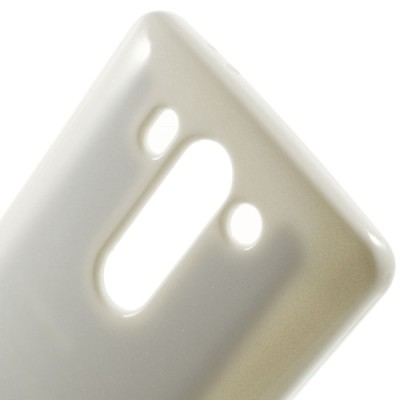 LG G3 S (Beat) D722 Mercury balts cieta silikona (TPU) apvalks / vacins.lv