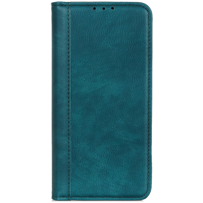 „Binfen“ Solid Flip Book Case - Green (Galaxy S25 Ultra)