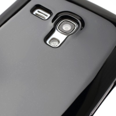 Samsung Galaxy S3 mini i8190 juodas Mercury kieto silikono (TPU) dėklas - nugarėlė / Priedai.lt