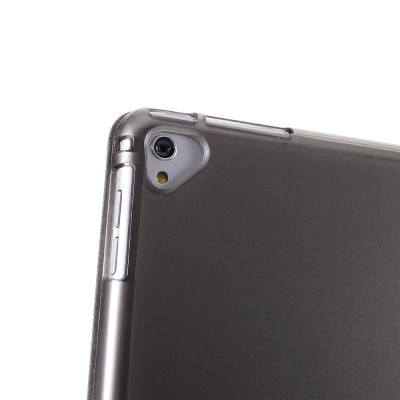 Apple iPad Pro 12.9" atverčiamas juodas odinis dėklas - knygutė / Priedai.lt