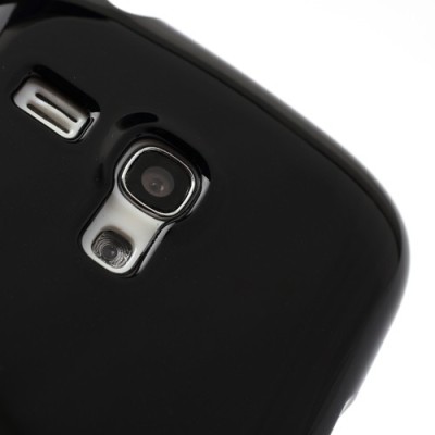 Samsung Galaxy S3 mini i8190 juodas Mercury kieto silikono (TPU) dėklas - nugarėlė / Priedai.lt