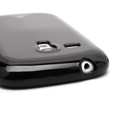 Samsung Galaxy S3 mini i8190 juodas Mercury kieto silikono (TPU) dėklas - nugarėlė / Priedai.lt