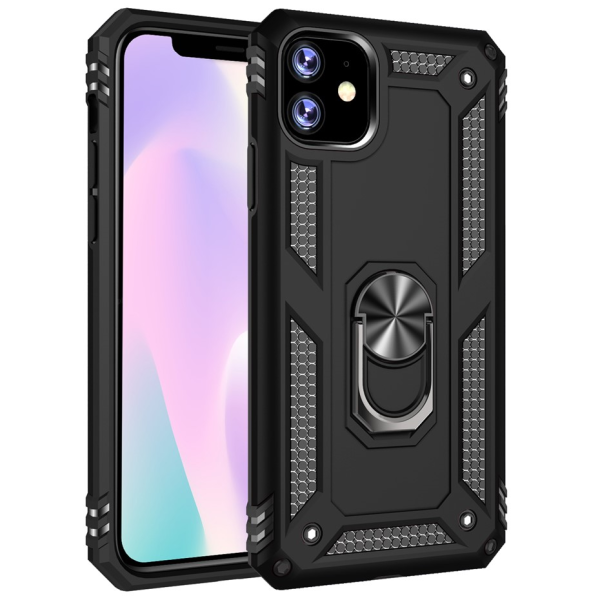 „Mozhi“ Kickstand sustiprintos apsaugos dėklas - juodas (iPhone 11 Pro)