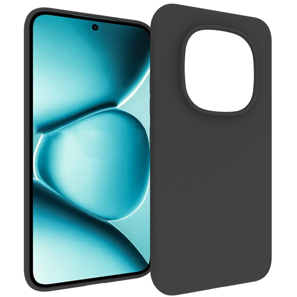 „Xhomet“ Cieta silikona (TPU) apvalks - melns (Poco M8 5G Pro / Redmi Note 15 Pro+ 5G)