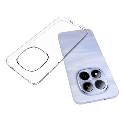 Cieta silikona (TPU) apvalks - dzidrs (Redmi Note 15 Pro 5G)