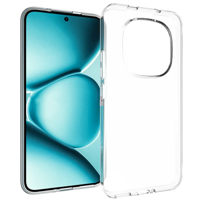 Hard silicone (TPU) case - transparent (Poco M8 Pro / Redmi Note 15 Pro+)