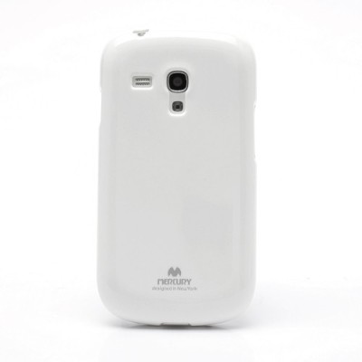 Samsung Galaxy S3 mini i8190 baltas Mercury kieto silikono (TPU) dėklas - nugarėlė / Priedai.lt