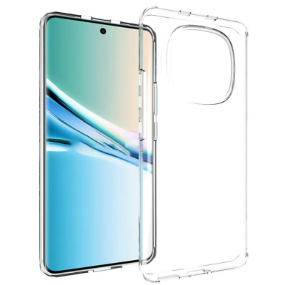 Hard silicone (TPU) case - transparent (Poco M8 5G / Redmi Note 15 5G)