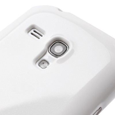 Samsung Galaxy S3 mini i8190 baltas Mercury kieto silikono (TPU) dėklas - nugarėlė / Priedai.lt