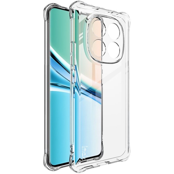 "Imak" tugevdatud turvalisus kõva silikoon (TPU) airbag ümbris - läbipaistev (Poco M8 / Redmi Note 15 5G)