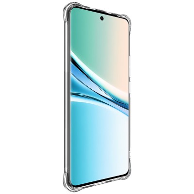 "Imak" tugevdatud turvalisus kõva silikoon (TPU) airbag ümbris - läbipaistev (Poco M8 / Redmi Note 15 5G)