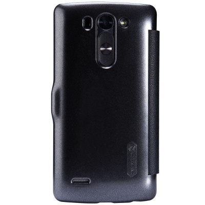 LG G3 S (Beat) D722 „Nillkin“ Fresh atvēramais melns maciņš / Vacins.lv