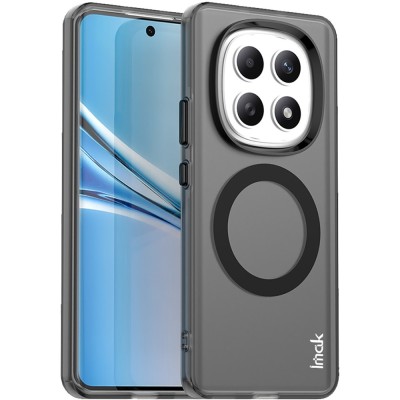 "IMAK" Candy MagSafe matt kõva silikoon (TPU) ümbris – must (Redmi Note 15 5G / Redmi Note 15 4G / Poco M8)