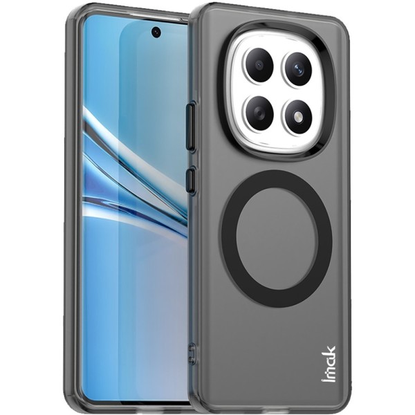"IMAK" Candy MagSafe matt kõva silikoon (TPU) ümbris – must (Redmi Note 15 5G / Redmi Note 15 4G / Poco M8)