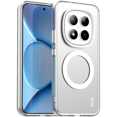 "IMAK" Candy MagSafe Matte Hard Silicone (TPU) Case - white (Poco M8 Pro / Redmi Note 15 Pro+)
