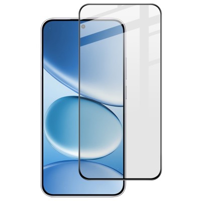 "IMAK" Tempered Glass pilnīgi aizsedzams ekrāna aizsargstikls - melns (Redmi Note 15 Pro 5G)