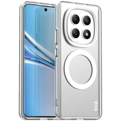 "IMAK" Candy MagSafe Matte Hard Silicone (TPU) Case - white (Redmi Note 15 5G / Redmi Note 15 4G / Poco M8)