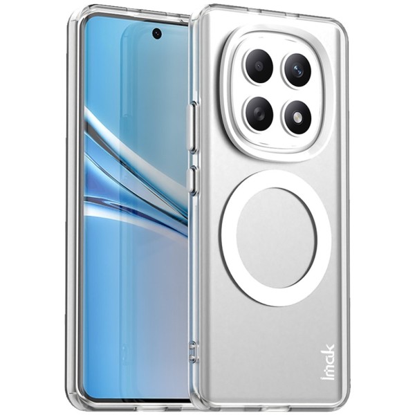 "IMAK" Candy MagSafe Matte Hard Silicone (TPU) Case - white (Redmi Note 15 5G / Redmi Note 15 4G / Poco M8)