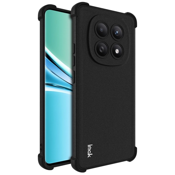 "Imak" reinforced protection hard Airbag silicone matte (TPU) case - black (Poco M8 / Redmi Note 15 5G)
