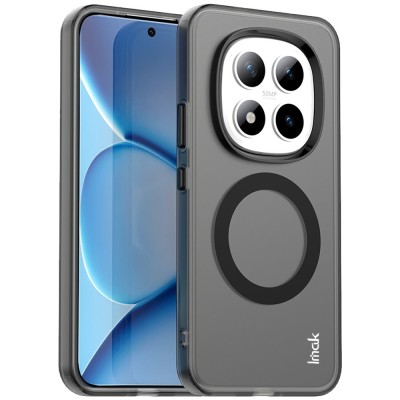 "IMAK" Candy MagSafe matt kõva silikoon (TPU) ümbris – must (Poco M8 Pro / Redmi Note 15 Pro+)