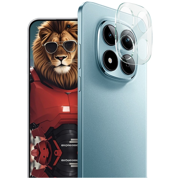 "IMAK" rear camera protective glass 0.3 mm - black (Poco M8 Pro 5G / Note 15 Pro 5G / Note 15 Pro+)