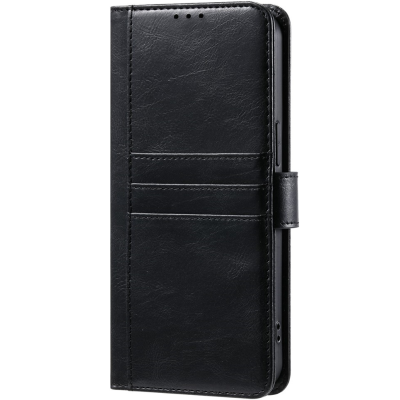 „Binfen“ Card atverčiamas dėklas, knygutė - juodas (Redmi 15 4G / Redmi 15 5G)