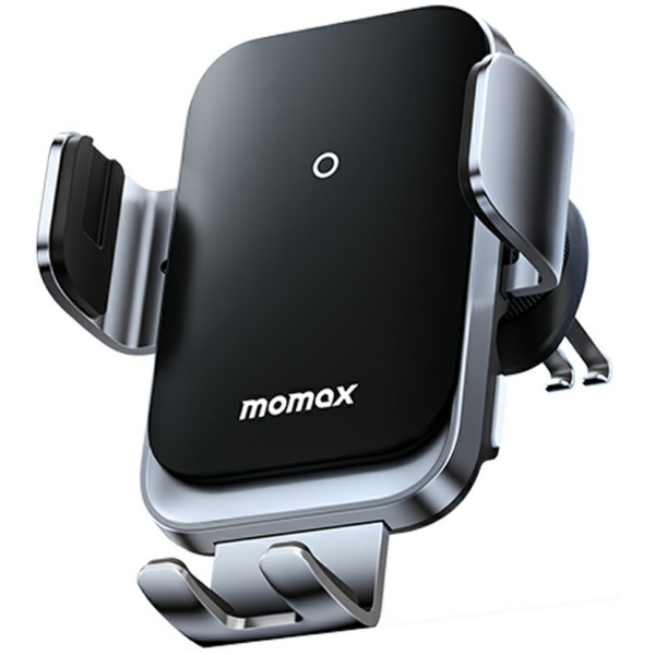 „MOMAX “ automobilinis telefono laikiklis / kroviklis (15W) - juodas