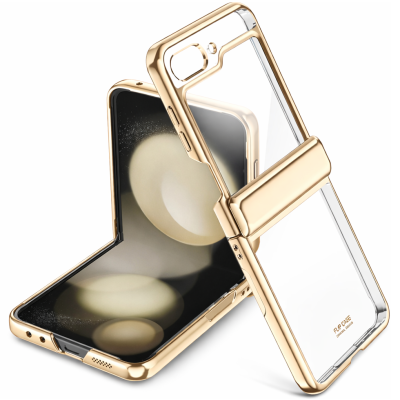 „Ring“ plastmasas apvalks - zelta (Galaxy Z Flip5)