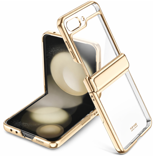 „Ring“ plastikinis dėklas - auksinis (Galaxy Z Flip5)