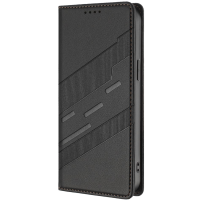 "Hengxin" atvēramais maciņš - melns (CMF Phone 2 Pro)