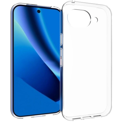 Hard silicone (TPU) case - transparent (Pixel 10a)