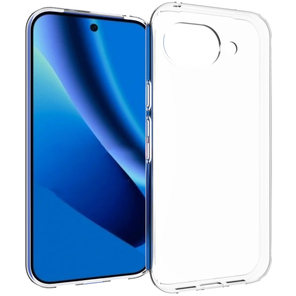 Kieto silikono (TPU) dėklas - skaidrus (Pixel 10a)