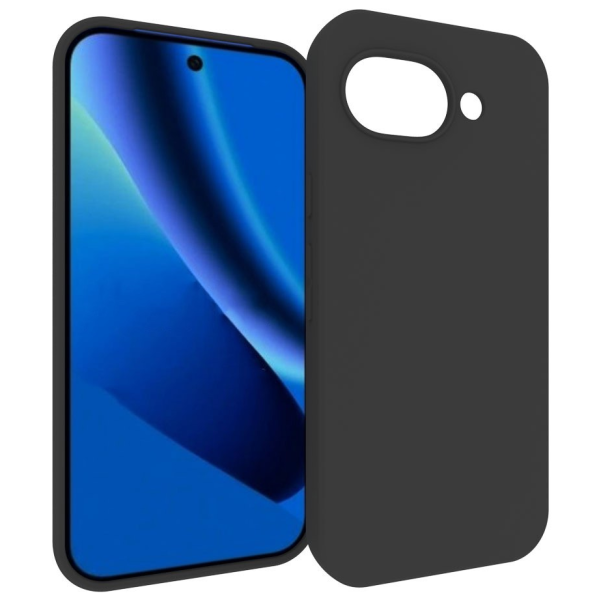 Kieto silikono (TPU) dėklas - juodas (Pixel 10a)