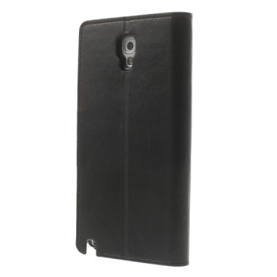 Samsung Galaxy Note 3 Neo Mercury Sonata atvērams melns ādas maciņš / Vacins.lv