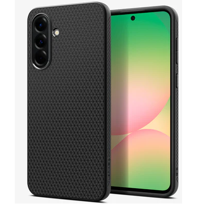 "Spigen" Liquid Air apvalks - melns (Galaxy A56)