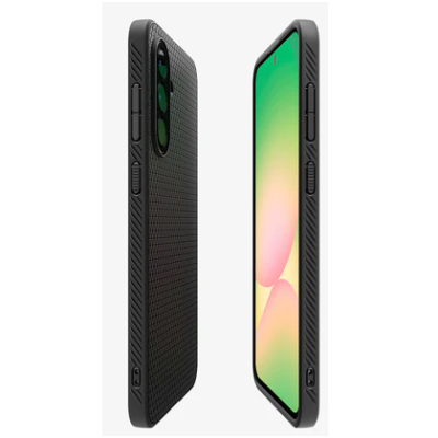 "Spigen" Liquid Air apvalks - melns (Galaxy A56)