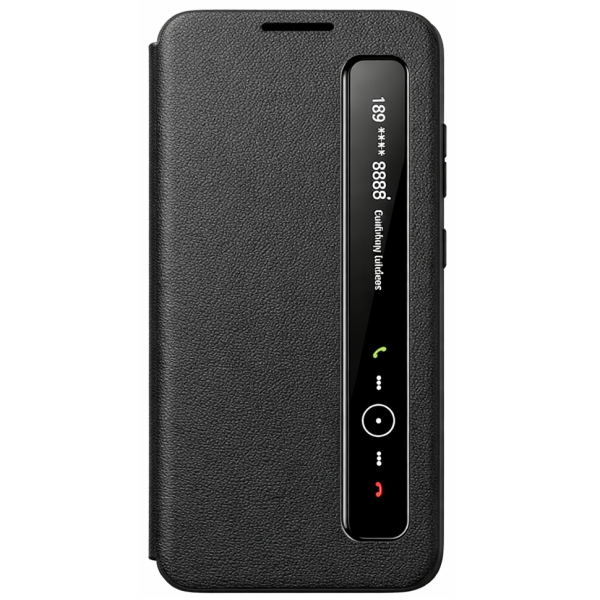 „Qing“ Smart Side Line solidus atverčiamas dėklas - juodas (Galaxy S24)