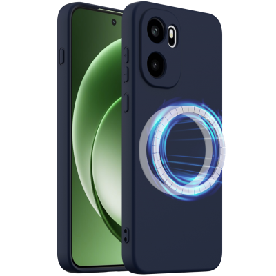 "Shell" MagSafe Hard Silicone (TPU) Case Cover - dark blue (OnePlus 15R)