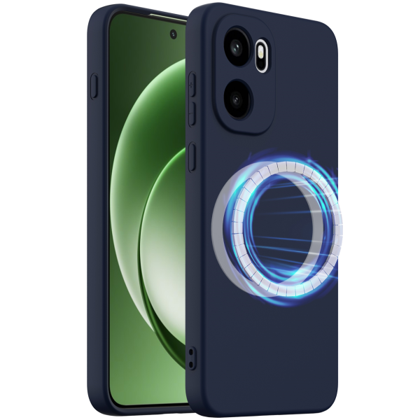 "Shell" MagSafe Hard Silicone (TPU) Case Cover - dark blue (OnePlus 15R)