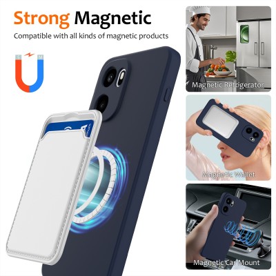 "Shell" MagSafe Hard Silicone (TPU) Case Cover - dark blue (OnePlus 15R)